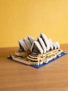 MINKOJA Bộ xếp hình thu nhỏ Lâu đài Công chúa & Nhà hát Opera Shell – Mô hình kiến trúc nổi tiếng 3D, Đồ chơi lắp ráp sưu tầm dành cho người lớn, Quà tặng Phục sinh, Ngày thiếu nhi, Đồ chơi xếp hình khác dành cho người lớn - Nhiều màu - Xem 5