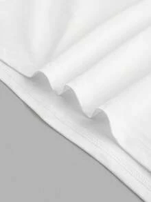 Manfinity Joysei 1. 男士修身白色针织上衣和绿色梭织短裤套装，度假风棕榈树印花T恤套装，适合休闲外出、日常穿着和海滩度假 - 彩色 - 查看 7