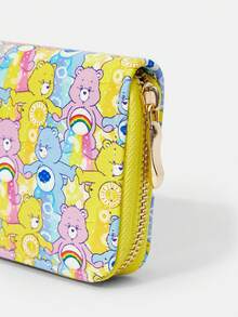 SHEIN X Care Bears 1 件装印花彩虹熊短款钱包简约拉链女士零钱包 - 多色9 - 查看 3