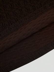 Sweetra Áo hai dây ôm sát gợi cảm mùa hè mới, áo vest ngắn không tay cho nữ - màu nâu - Xem 4