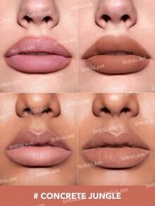 SHEGLAM So Lippy 唇線筆-混凝土叢林奶油啞光唇線筆高色素不易褪色絲滑啞光輪廓色調唇妝派對 唇線筆 品牌 美容 化妝 化妝品 適合女性與女孩 完美搭配夏季春季 Y2K 時尚 流行 生日 母親節禮物 假期 派對準備就緒 最佳顏色 - Concrete Jungle - 查看 3