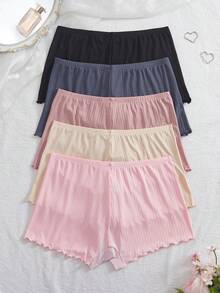 NudeFit 5 piezas/paquete Calzoncillos de talla grande de unicolor - Multicolor - Ver 1