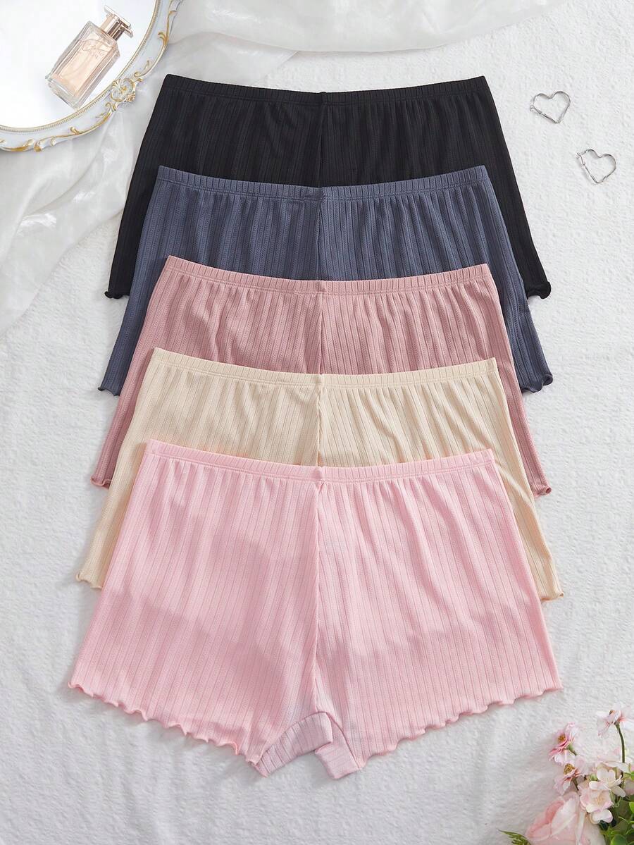 NudeFit 5 piezas/paquete Calzoncillos de talla grande de unicolor - Multicolor - Ver 1