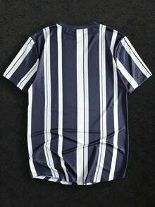 HIMLAND Men's Casual Street Sports Graphic T-Shirt - Multicolor - View 2