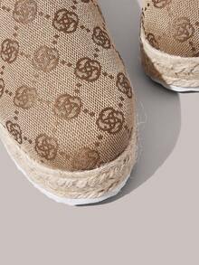 Styleloop Mocassins plats pour femmes, chaussures tressées en paille blanche ajourée, chaussures de robe style vacances tressées en corde, mocassins à semelle souple bohème, convenant pour l'Ouest, les festivals de musique, les tenues de fête, les vacances, les voyages - Multicolore - Voir 4
