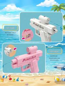 MINKOJA 1pc Double Sided Prank Water Gun, Creative Reverse Watering Gun Prank Funny Spray Water Toy, Spoof Water Gun With Reversible Switch, Fun Toys For Parties And Pranks - Multicolor - View 2