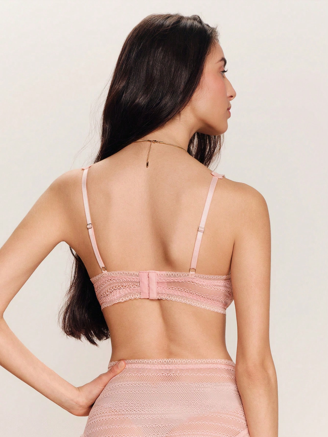 Pink Lace Lingerie Set With A Matching High Waisted Brief Cute And Chic Style Spring Summer French Style Parisian Style Cute Lingerie Set Lingerie For Women Sets Bralette