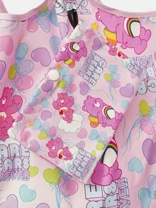 SHEIN X Care Bears 1 件装，爱心彩虹熊背心包，可折叠手提包，女款。 - 多色2 - 查看 3