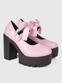 Pink ribbon bow