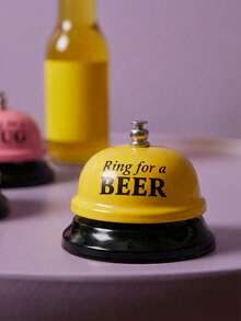 Joivida 1 pieza/3 piezas Mostrador de hotel, recepción de restaurante, regalo de estudiante Mostrador de bar creativo, campana de llamada, campana de mesa, respondedor manual, campana de mascota, timbre, aplicable para juegos de respuesta, mostrador de bar de restaurante - Multicolor - Ver 5