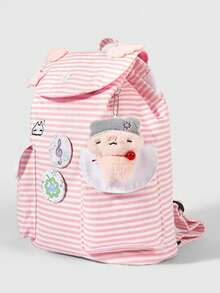 Mochila Casual Versátil, Impermeable y Portátil para Viajes al Aire Libre - Rosa - Ver 3
