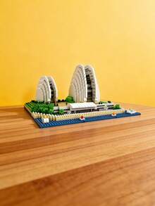 MINKOJA Bộ xếp hình thu nhỏ Lâu đài Công chúa & Nhà hát Opera Shell – Mô hình kiến trúc nổi tiếng 3D, Đồ chơi lắp ráp sưu tầm dành cho người lớn, Quà tặng Phục sinh, Ngày thiếu nhi, Đồ chơi xếp hình khác dành cho người lớn - Nhiều màu - Xem 9