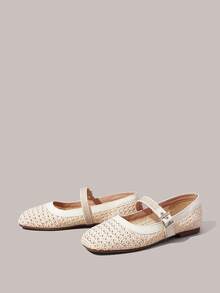 Styleloop Women's Flat Shoes, Bohemian, Beach Vacation, Western Wind, Summer Wear, Travel Essentials - New material A apricot - View 2