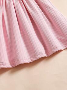 SHEIN Đầm hai dây in hoa cho bé gái - Nhiều màu - Xem 3