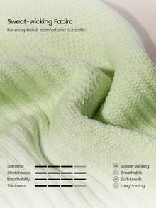 GLOWMODE 3 双装，助你步履轻盈，吸汗速干，足弓支撑，反光无缝踝袜，跑步、慢跑、训练、网球、日常运动服 - 彩色 - 查看 5