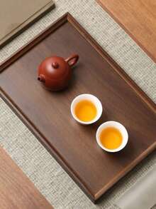 竹制托盘、餐盘、茶盘 - 棕色 - 查看 2