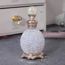 1 Chai tinh dầu 15ml, Chai tinh dầu cao cấp, Chai pha lê, Chai tinh dầu nhỏ có thể tái sử dụng, Chai đựng tinh dầu du lịch kèm ống nhỏ giọt thủy tinh, Chai kiểu Dubai cổ điển, Quà tặng Ngày của Mẹ, Quà tặng cho phụ nữ, Quà tặng Ngày Valentine, Du lịch, Ngày Valentine, Dùng trang trí phòng khách, phòng ngủ, salon làm đẹp (Không kèm nước hoa, chỉ có chai rỗng) Quà tặng sinh nhật, tốt nghiệp - Chai mài thủy tinh - Xem 11
