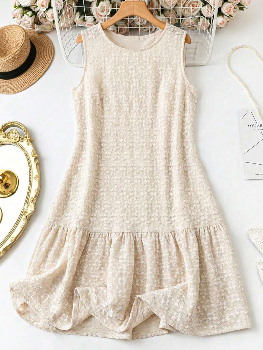 SHEIN LUNE 大码女装彩色条纹无袖连衣裙 春季女装 夏季女装 夏季服装 复活节女装 西式女装 荷叶边连衣裙 荷叶边半身裙 度假连衣裙 度假女装 优雅女士连衣裙 毕业礼服 婚礼宾客礼服 沙滩装 夏季连衣裙 母亲节连衣裙 A字连衣裙，立体花卉纹理面料，收腰长裙，音乐会女装 音乐会女装 办公室女装 米色连衣裙 纹理连衣裙 针织连衣裙 奶油色连衣裙 法式连衣裙 女装 女士夏季连衣裙 白色连衣裙 荷叶边连衣裙 迷你荷叶边连衣裙 奶油色蕾丝连衣裙 无袖蕾丝连衣裙 女士蕾丝连衣裙 可爱女装 新款女装 休闲高品质女装 - 杏色 - 查看 1