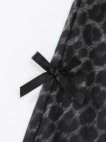 SHEIN Quần dài cạp cao họa tiết da báo mới cho mùa xuân/hè, thời trang và đa năng dành cho nữ. - Nhiều màu - Xem 7