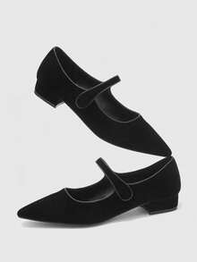 CUCCOO BIZCHIC Chaussures femme classiques et mode, avec décoration boucle, élégantes pour le travail, le bureau et les déplacements. Chaussures femme confortables. - Noir - Voir 3