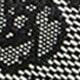 Black and white contrasting colors