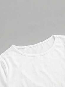 Modmama Set de 3 blusas de manga corta de unicolor con pliegues y función de lactancia para mujeres embarazadas, de uso casual diario - Camel - Ver 17