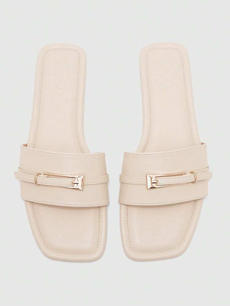 CUCCOO BIZCHIC Women Shoes Classic Minimalist Fashion Women Flat Sandals Vacation Casual Elegant Comfortable Flat Sandals
