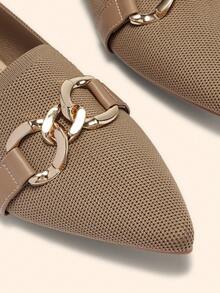 CUCCOO BASICS Scarpe flat da donna alla moda - Cachi - Visualizzare 4