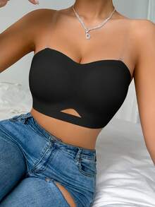 3pcs/Set Women Seamless Wireless Bras, Backless Lace Sheer Bralette, Comfortable Daily Wear - Multicolor - View 4