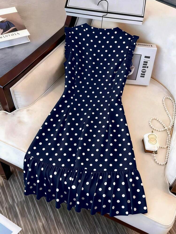 fashion union polka dot dress Fashion Union Women's Dress Size 8 Off Shoulder Polka Dot
