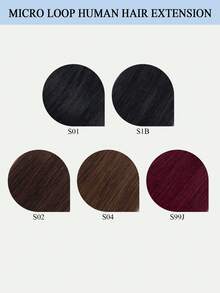 Tóc nối Micro Loop, tóc thật, 1 gói, thẳng tự nhiên, hạt cườm vô hình, dày, kiểu vòng nối Micro Loop, không cần keo, mềm mại, phù hợp cho mọi phụ nữ, dễ sử dụng cho người mới bắt đầu. - Nhiều màu - Xem 13