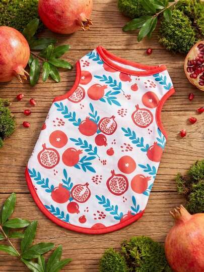  Petsin 彩色水果印花宠物狗/猫背心