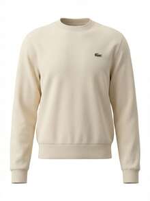 Lacoste Men's Sweatshirt Offwhite - Beige - View 1
