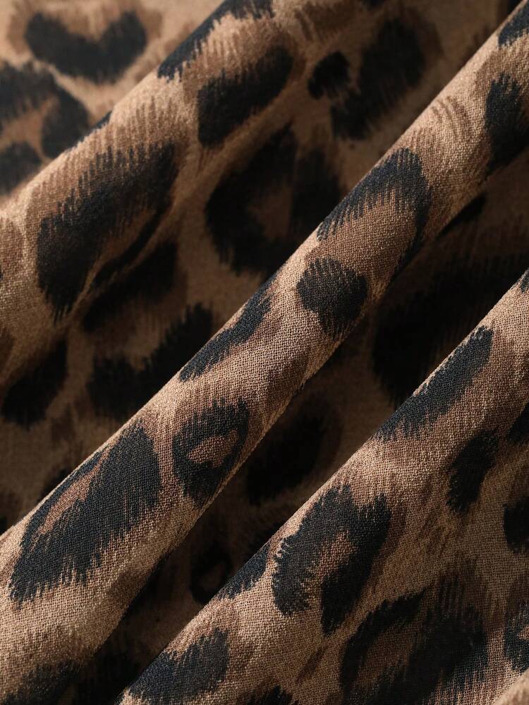 Women's Fashionable Leopard Print Lightweight Jacket