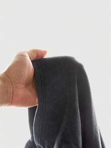 ROMWE Grunge Punk 女士复古坏女孩男女通用街头风休闲星星铆钉印花紧身迷你连衣裙 - 深灰色 - 查看 5