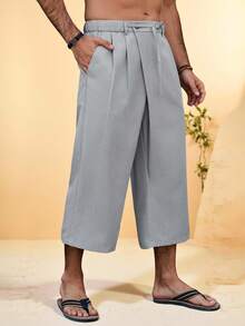 VENTUSAIL 男士深灰色休闲及膝短裤 - 灰色 - 查看 6