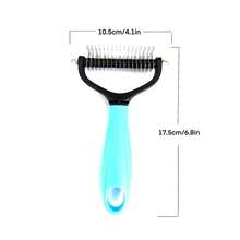 High-Efficiency Pet Depilatory Brush And Comb For Dogs And Cats - Professional Grooming Tools That Remove Tangles And Knots - Reduce Shedding And Promote Healthy Coats. - Multicolor - View 10