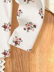 Souflis Souflis [Random 4pcs Sent]Spring/Summer Series, Dopamine Cream Spring/Summer Color Palette, Bohemian Style Floral, Daisy, Plant, Bow Pattern, - Multicolor - View 3
