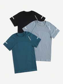 Easithlete Áo ba lỗ thể thao họa tiết chữ cái Áo ba lỗ tập gym - Nhiều màu - Xem 4