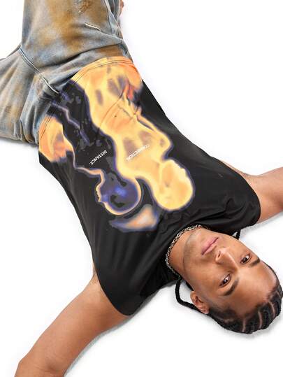 Minimalist Round Neck Cropped Tank Top, Warm, Lightweight, Easy Care, Autumn/Winter Street Style, Minimalist Clothing, Retro Personalized, Unisex, Versatile Daily Wear, Home, Outdoor, Back To School, Commute, Unisex, Couple Matching, Gift For Boyfriend