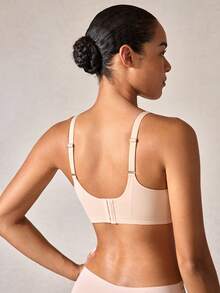 Veilyse Bra Jelly Tanpa Jahitan dan Tanpa Kawat yang Lembut, Nyaman & Modis untuk Wanita, Cocok untuk Pemakaian Sehari-hari Sepanjang Tahun untuk Musim Panas - Baby Pink - View 2