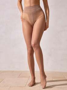 1pc Ladies 20D Sexy Simple Nylon Stockings - Apricot - View 6