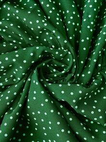 Vionelle Plus Size Casual Versatile Elegant Blouse, Spring/Summer - Green - View 7
