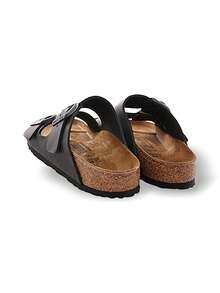 Birkenstock Arizona 凉鞋，吸汗透气，轻便耐用，易于清洗，户外男女通用，黑/棕色，552111 - 黑色/棕色 - 查看 5