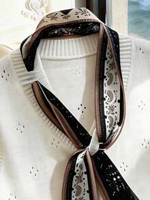 GlowEve 优雅V领无袖上衣，女士春夏新款设计 - 白色 - 查看 4