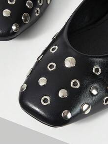 Mnmlis Women's Flat Shoes - Black - View 3