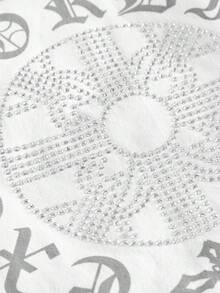 AXEPEAK Men's Minimalist Printed Round Neck Short Sleeve T-Shirt - White - View 4