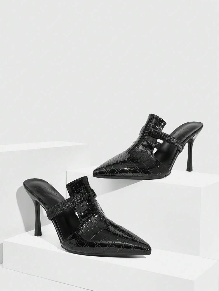 CUCCOO SZL Casual Solid Color Versatile Thin Heel Women Pumps