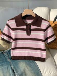 Comfortcana Ombre Colorful Turtleneck Knit Sweater - Multicolor - View 5
