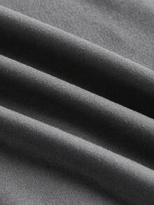 Áo tank top nam cổ tròn không tay, kiểu dáng hip hop, dây bản rộng, thích hợp cho mùa xuân/hè. - Xám - Xem 5